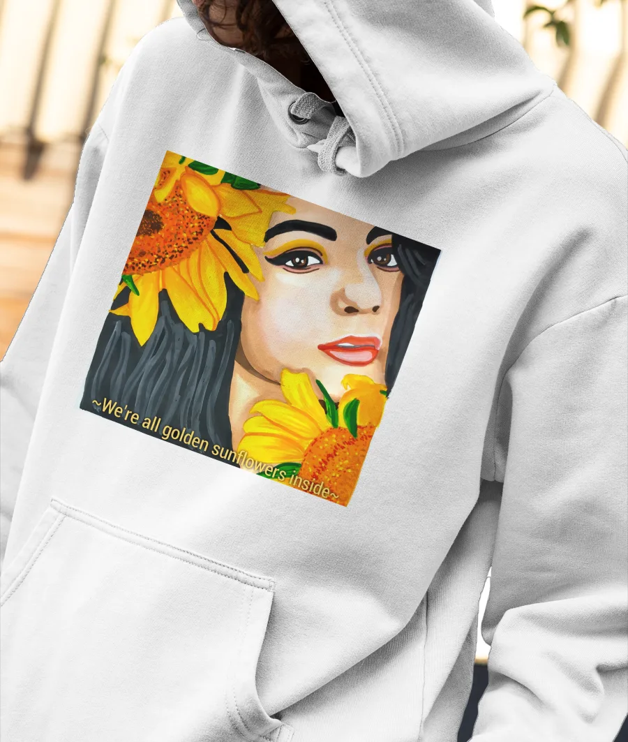 Sunflower Front-Printed Hoodie