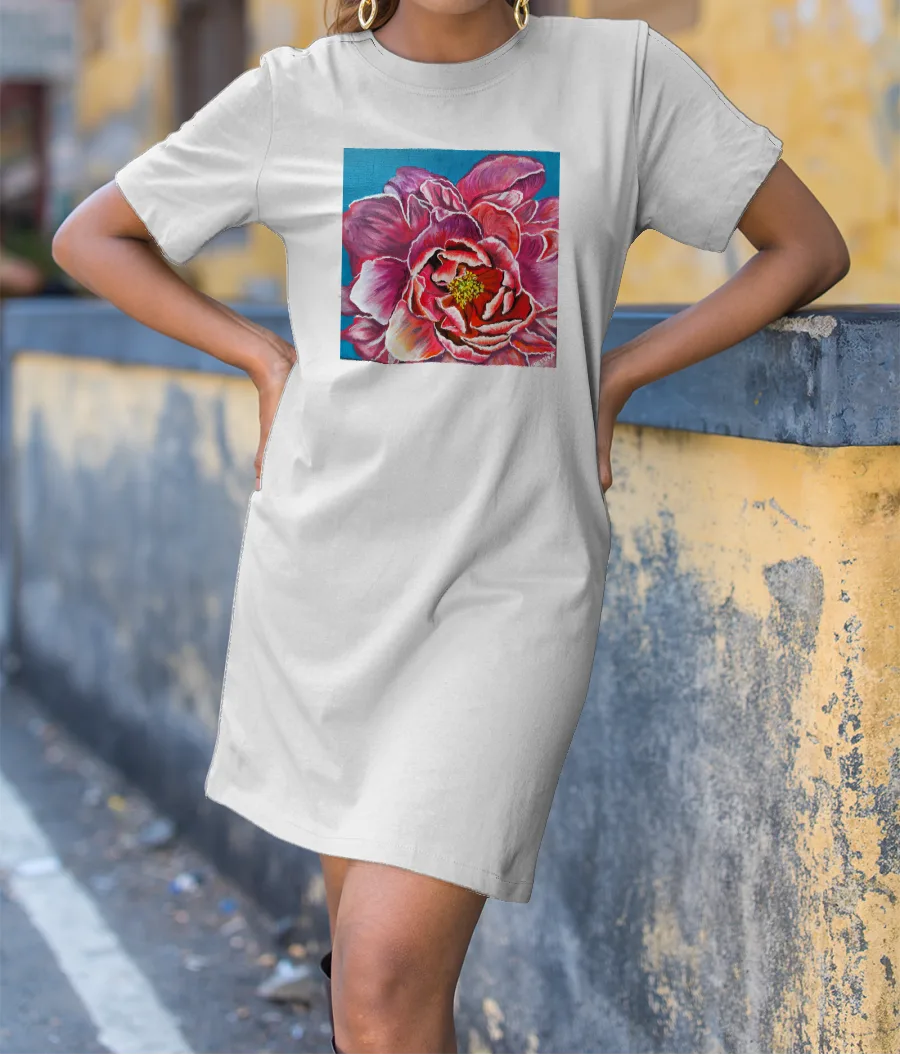 Flower  T-Shirt Dress