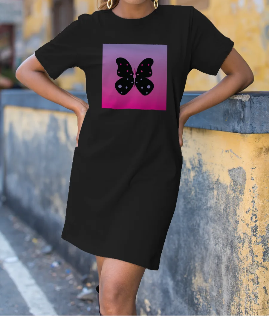 The butterfly T-Shirt Dress