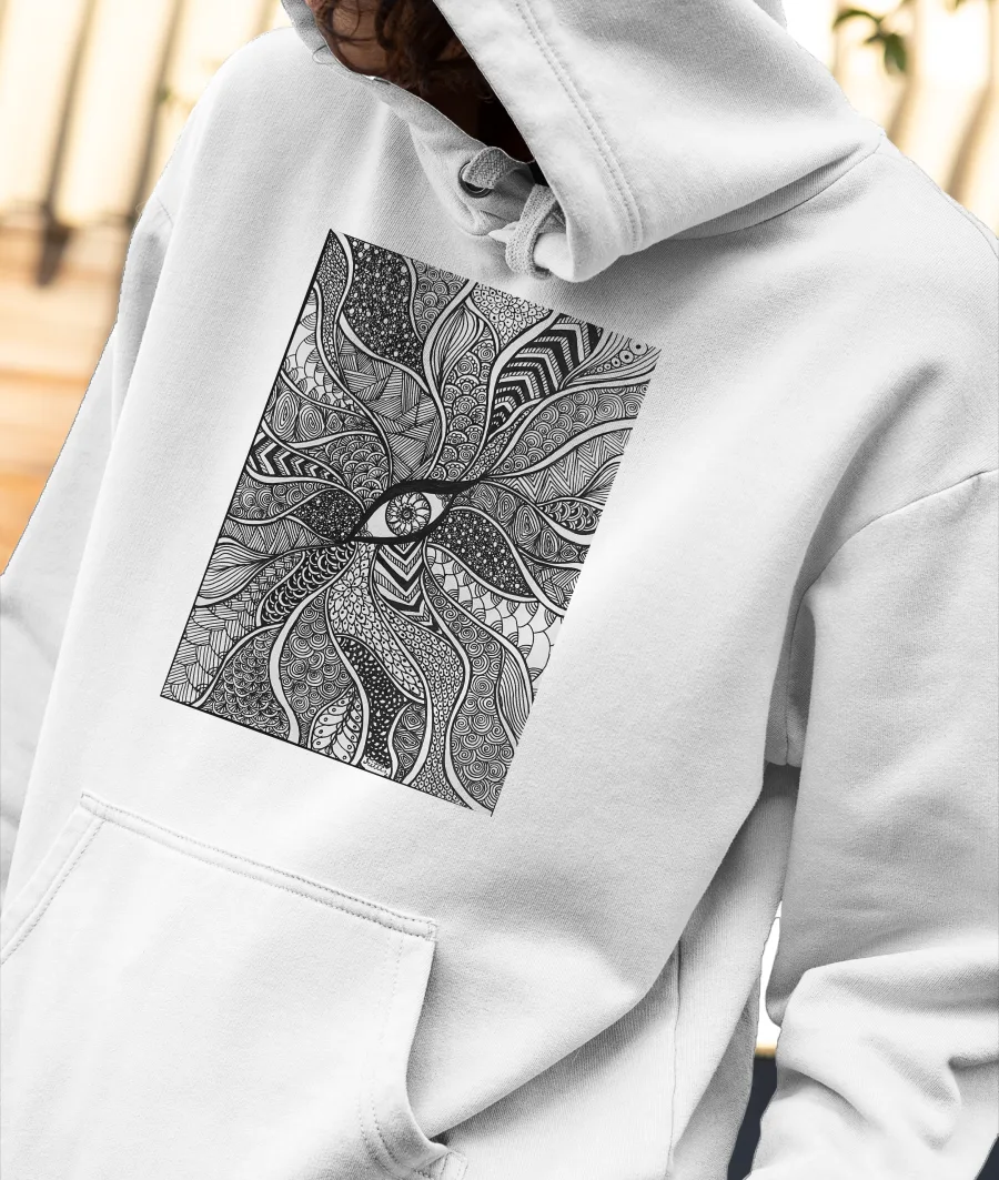 Eye to my soul Front-Printed Hoodie