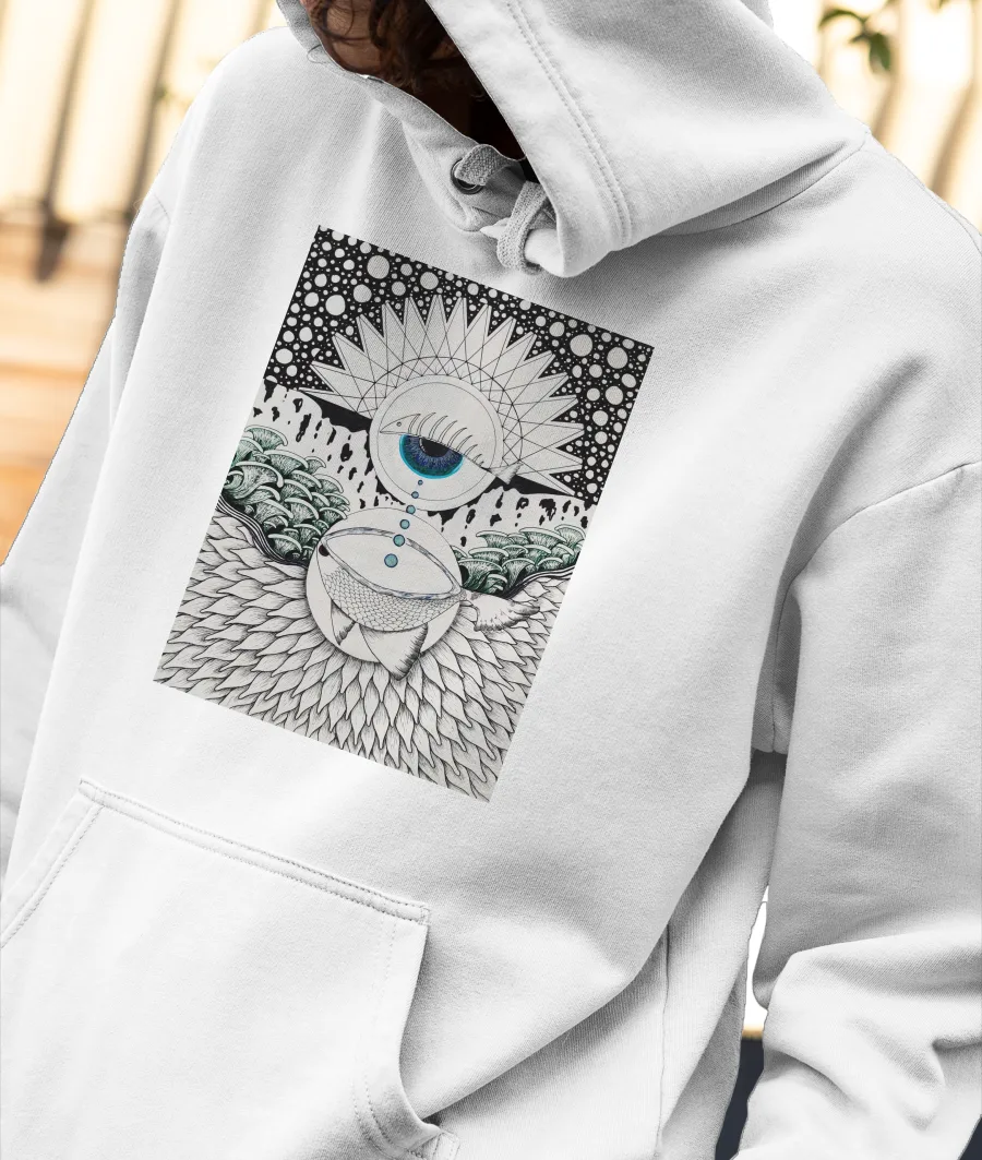 The Departure Front-Printed Hoodie