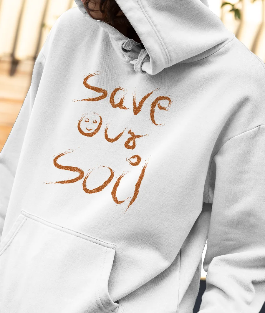 save our soil Front-Printed Hoodie