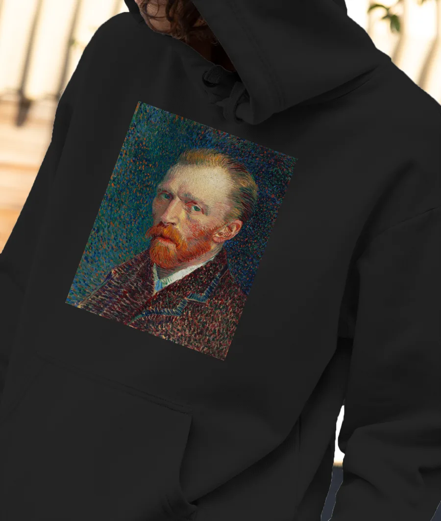 Vincent Van Gogh Self-Portrait Front-Printed Hoodie