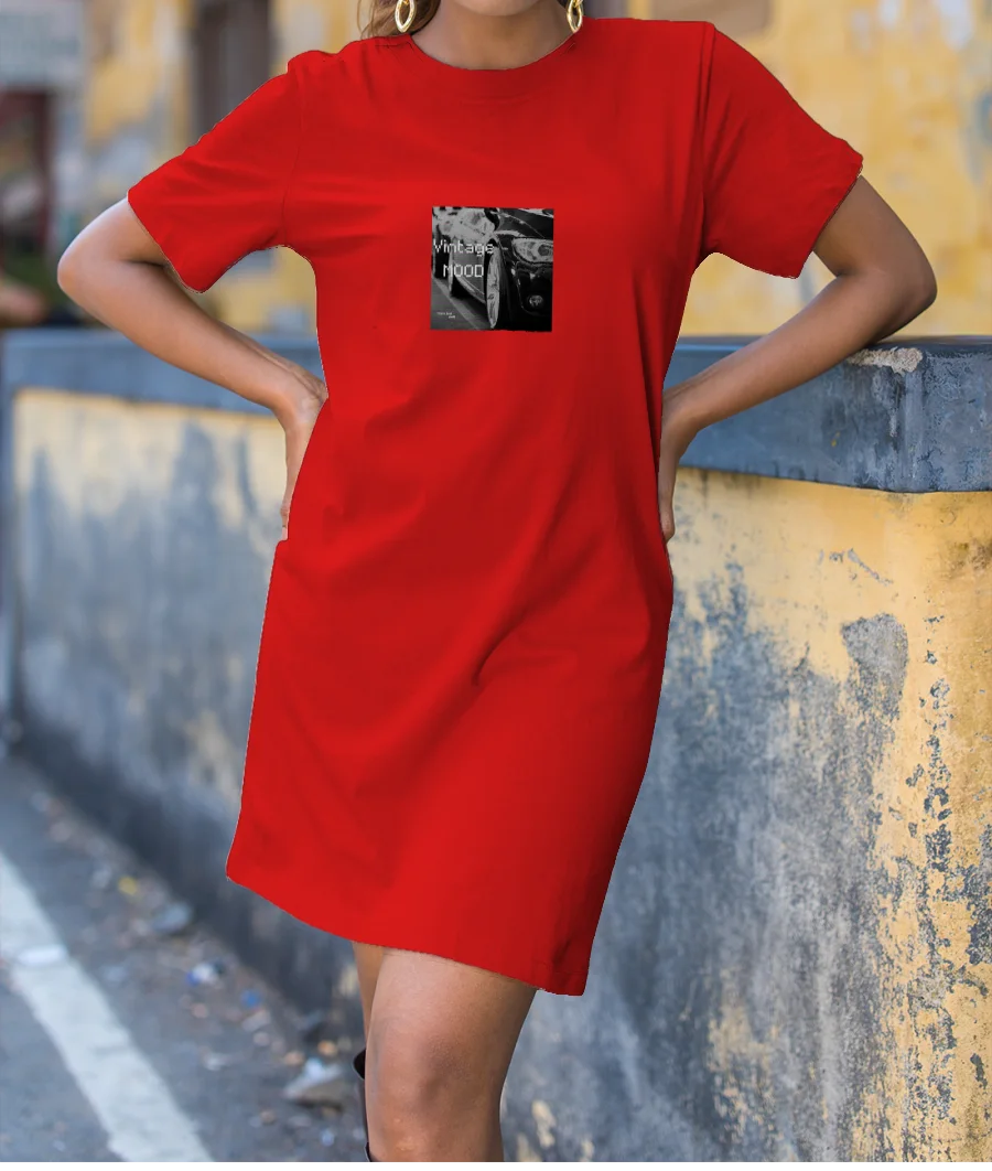 Vintage Mood T-Shirt Dress