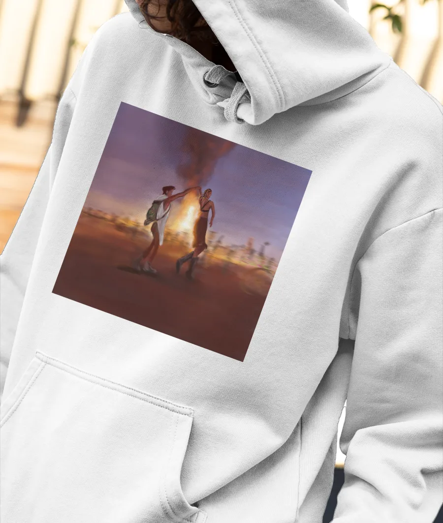 Love Front-Printed Hoodie