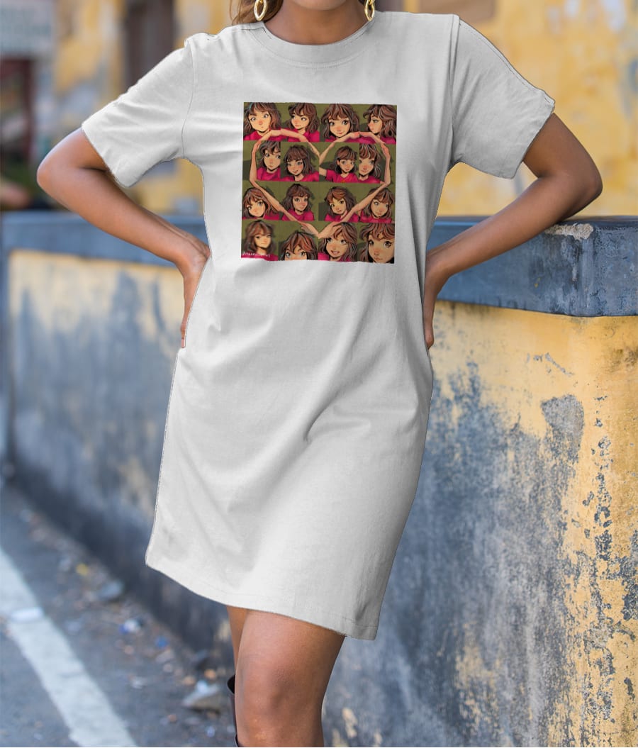 Heart T-Shirt Dress