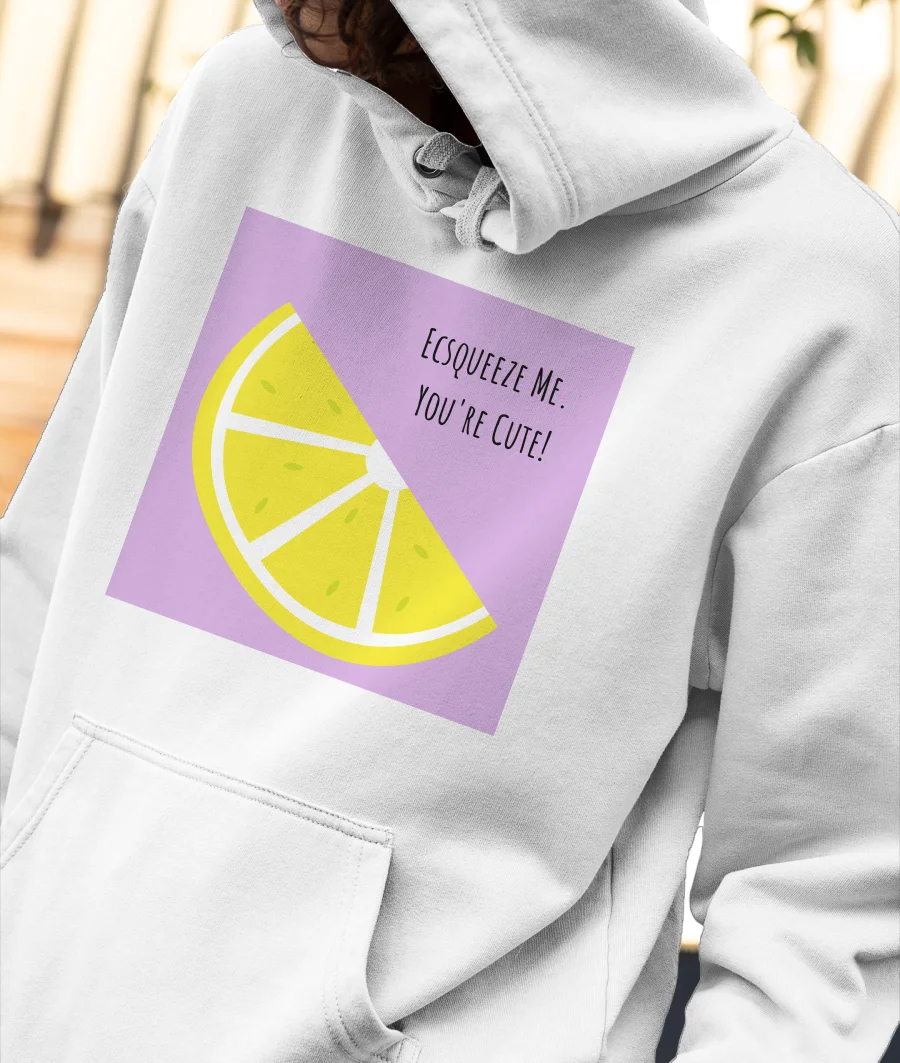 Lemon Pun Front-Printed Hoodie