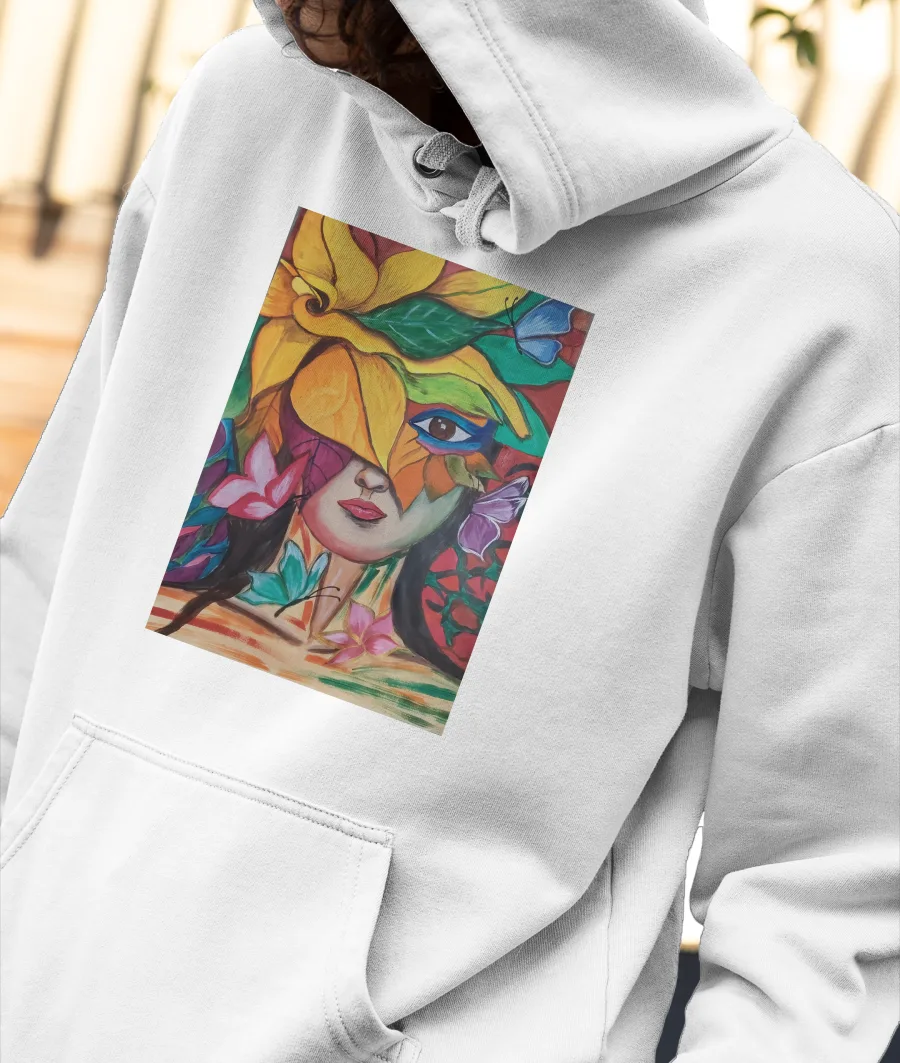 Secret Gardens In My Mind Front-Printed Hoodie