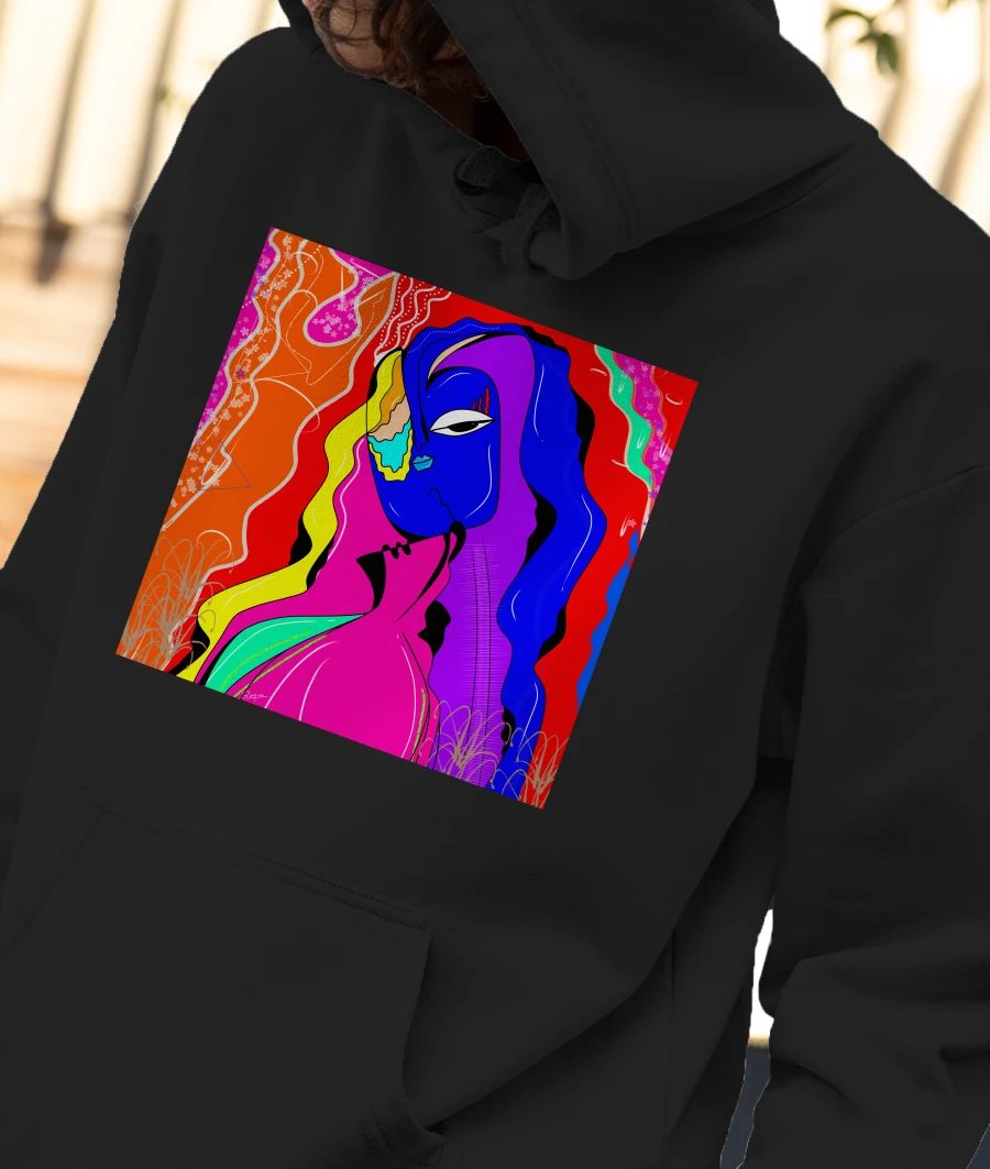 Overthinking Front-Printed Hoodie