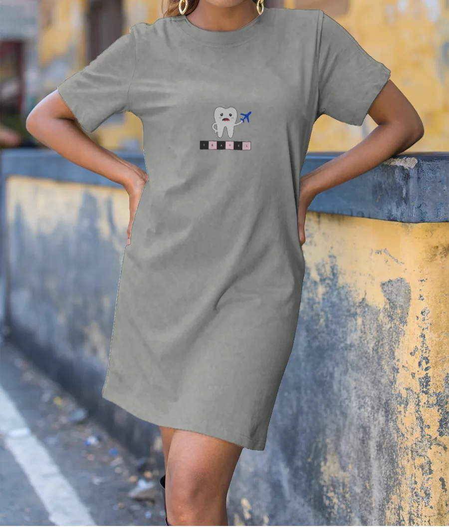 Travel Tooth - 2 T-Shirt Dress