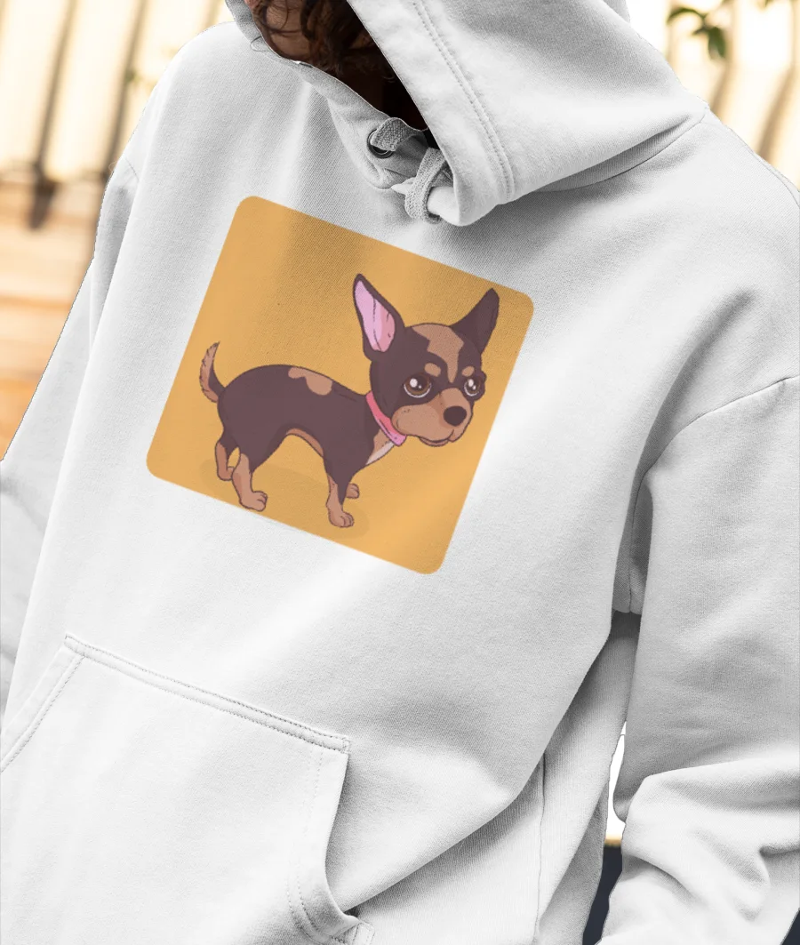 Pet Dog Front-Printed Hoodie