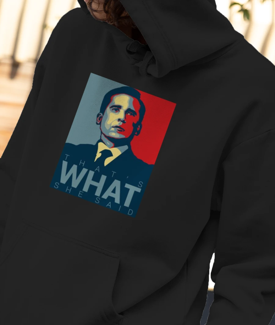 michael scott Front-Printed Hoodie