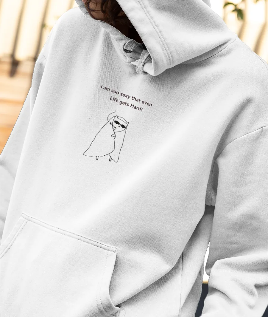 Funny cat meme memes quotes Front-Printed Hoodie