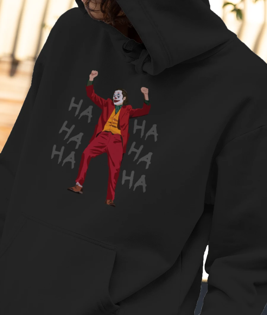 JOKER  Front-Printed Hoodie