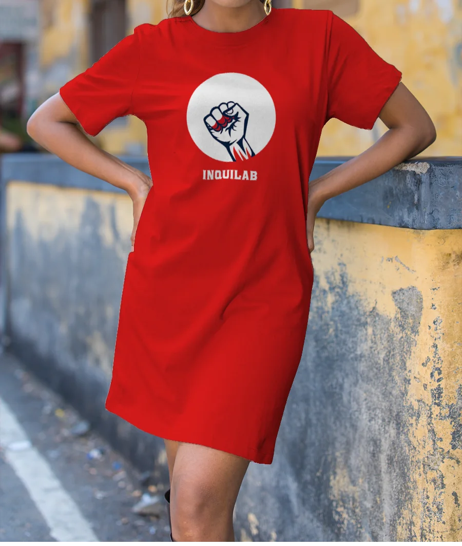 INQUILAB T-Shirt Dress