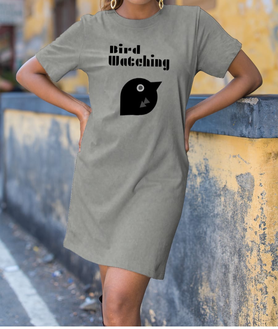Bird watching T-Shirt Dress
