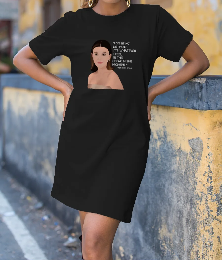 Millie Bobby Brown T-Shirt Dress