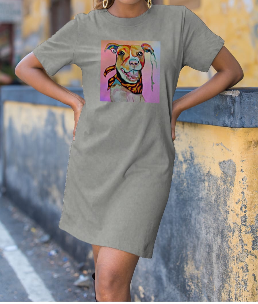Dog T-Shirt Dress