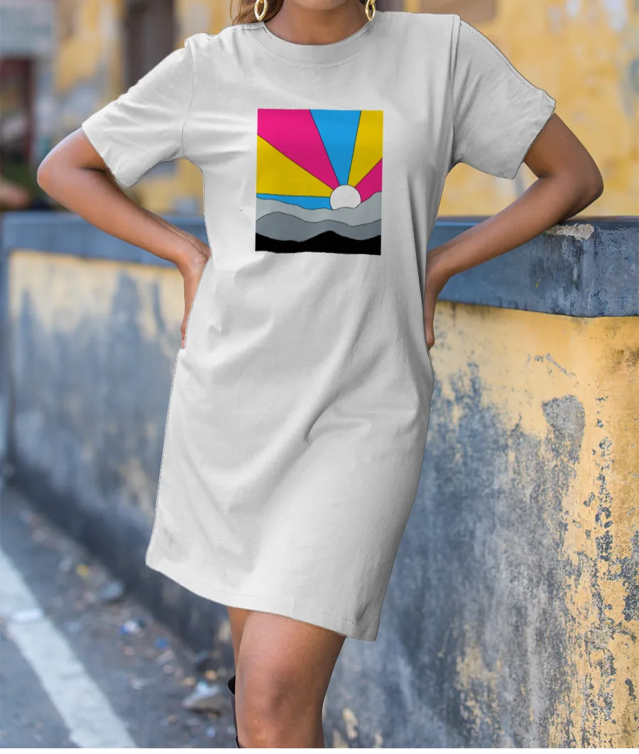 Pan Sunrise T-Shirt Dress