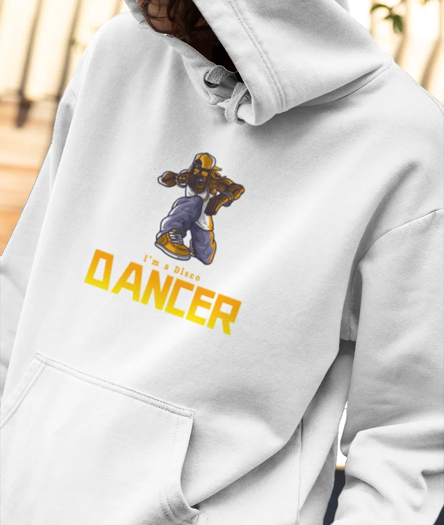 I Am A Disco Dancer Front-Printed Hoodie