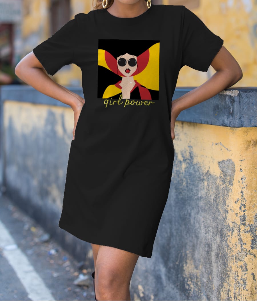 Girl power T-Shirt Dress