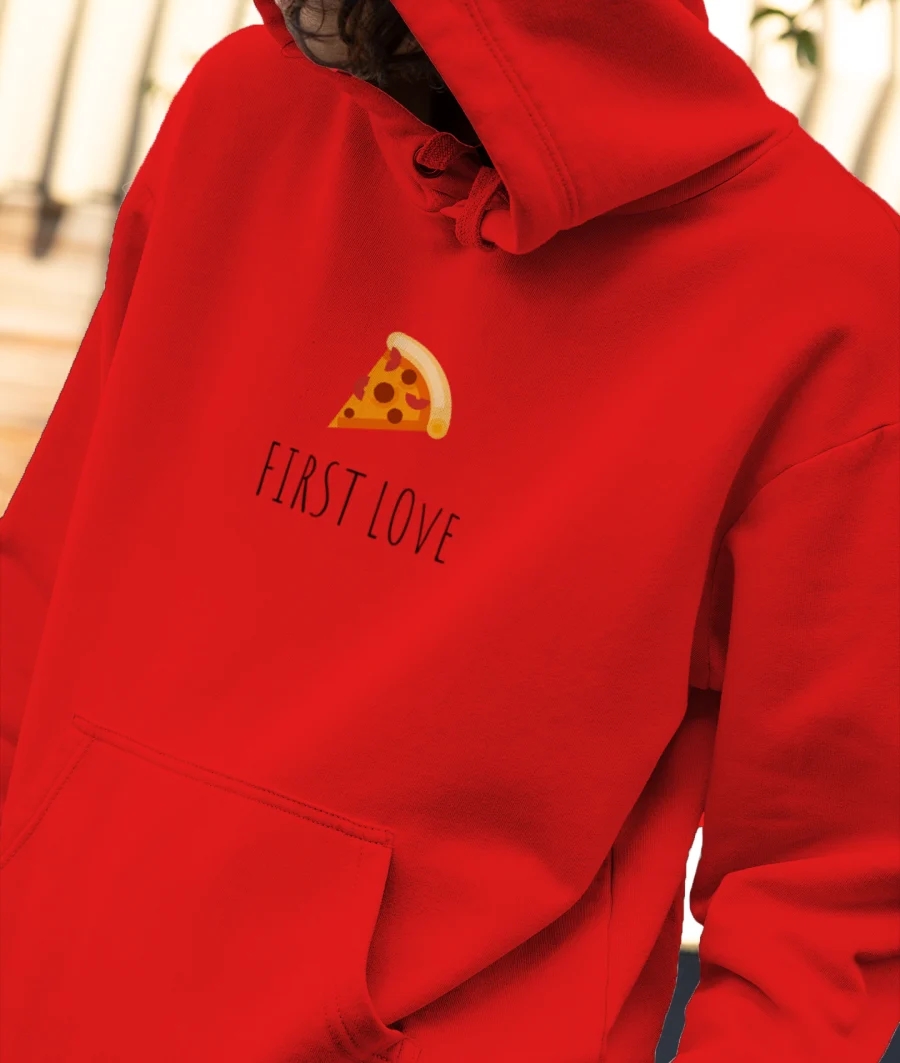 Pizza lover Front-Printed Hoodie