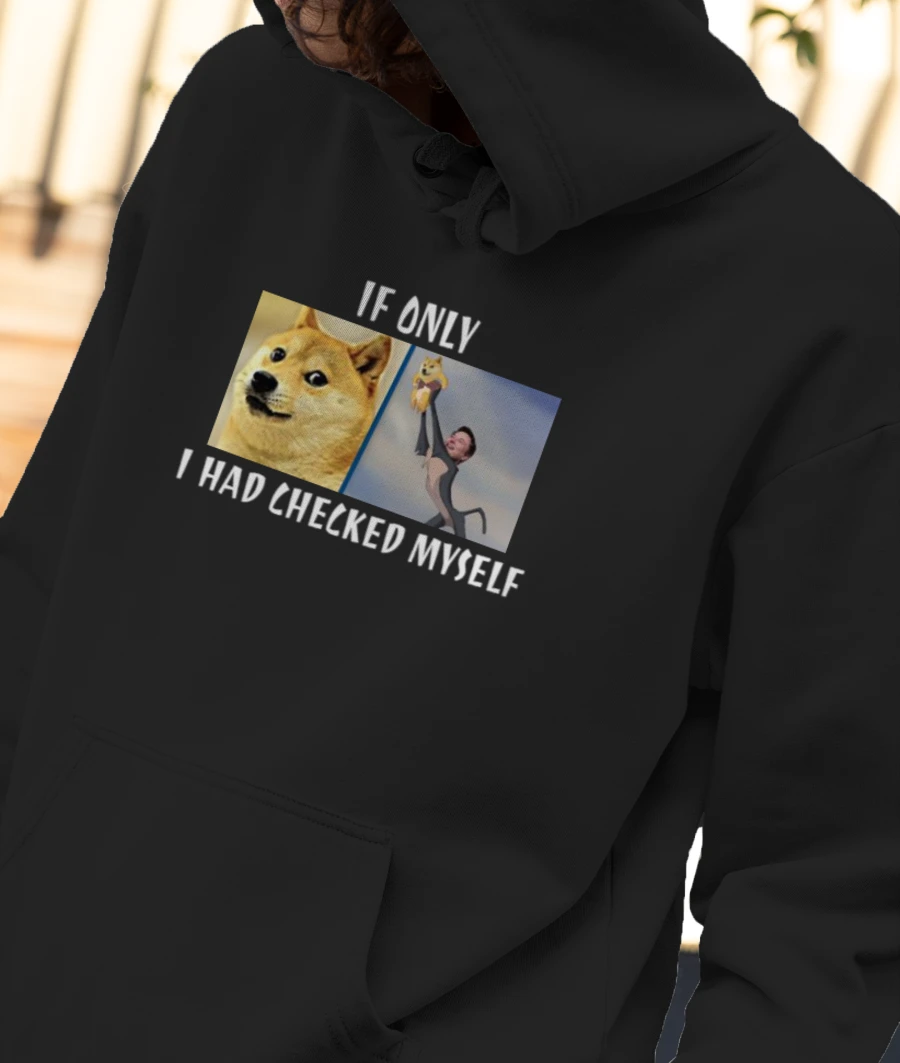 Doge coin dog Front-Printed Hoodie