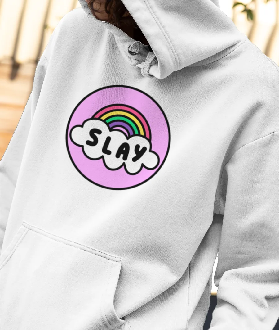 Slay - LGBT+ Pride Front-Printed Hoodie