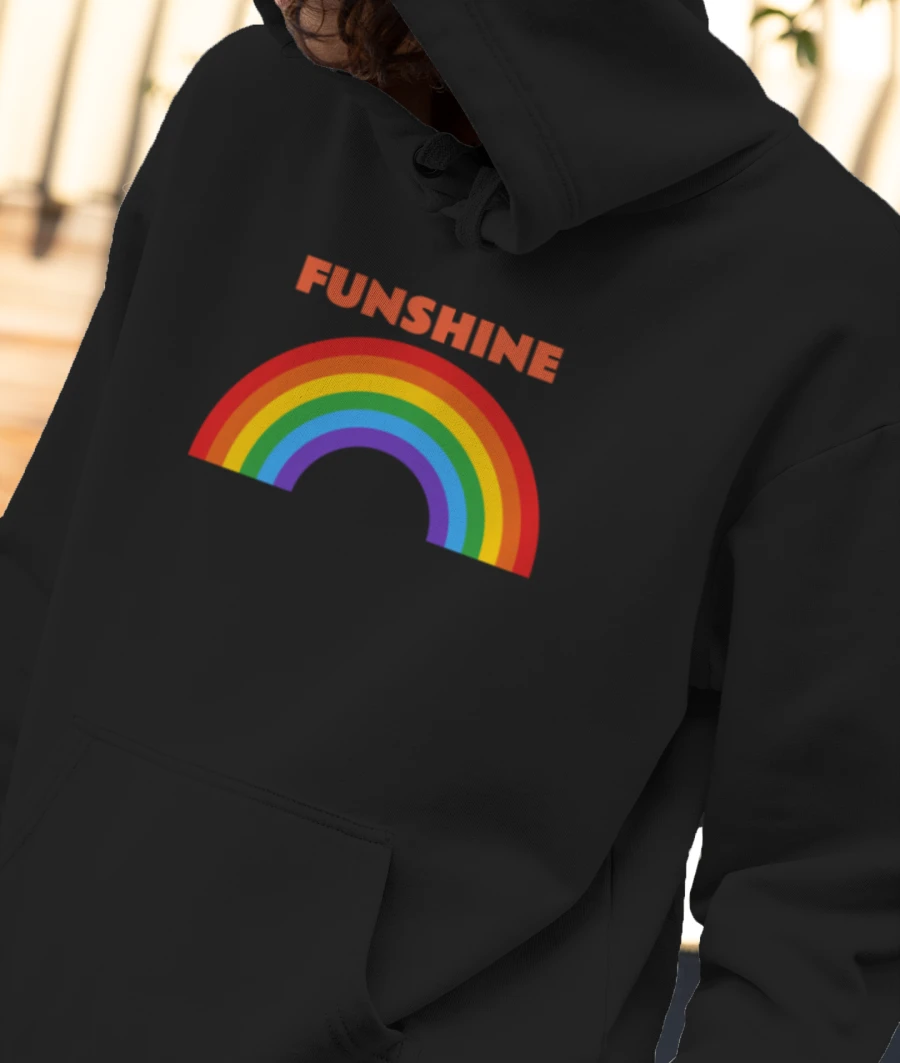 Funshine - LGBT+ Pride Front-Printed Hoodie