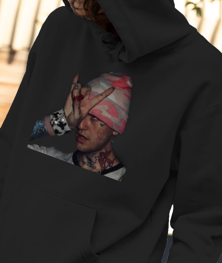 Lil peep grunge  Front-Printed Hoodie