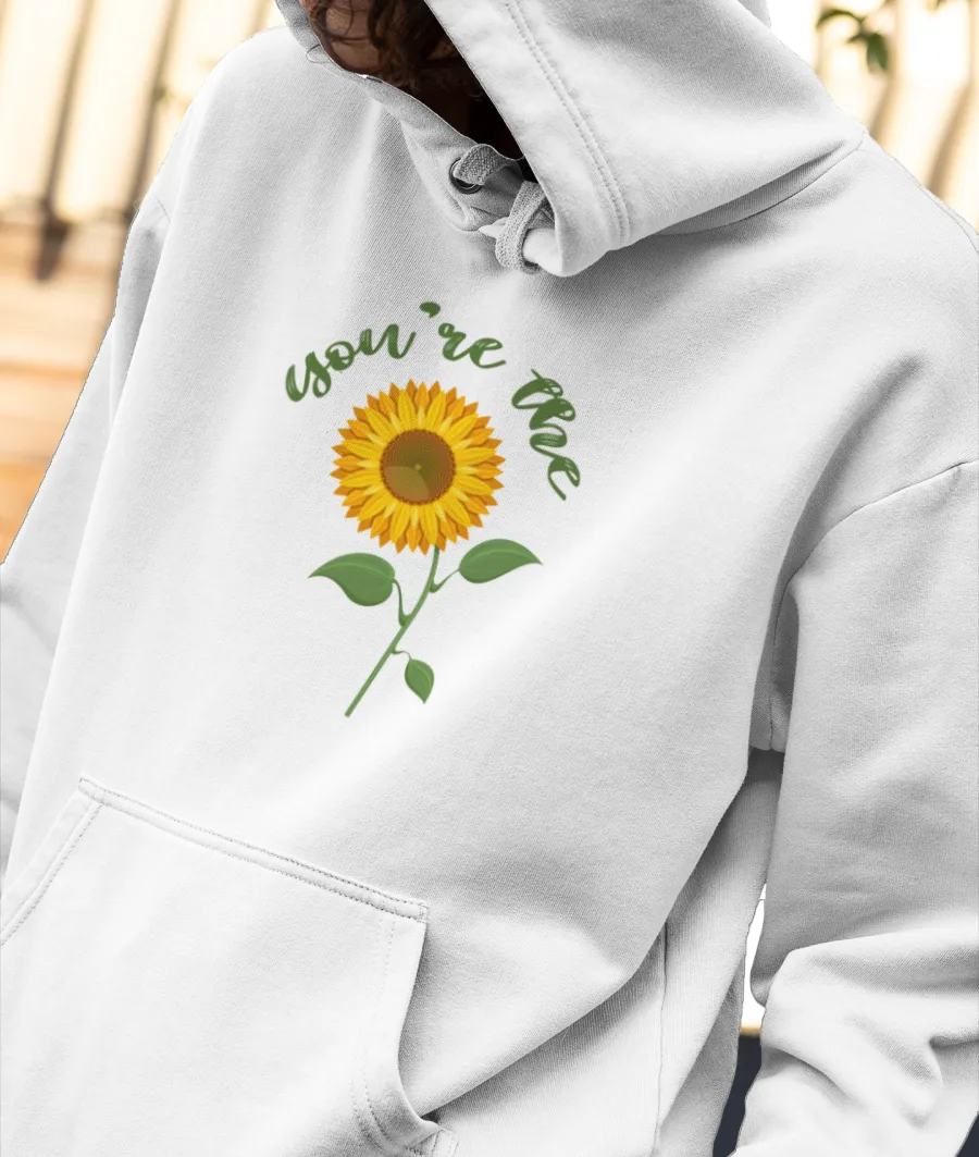 You're the Sunflower Front-Printed Hoodie