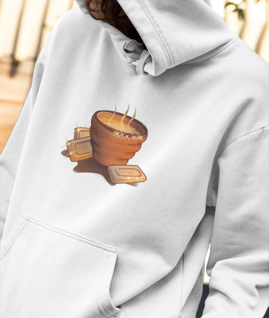 Chai biscuit Front-Printed Hoodie