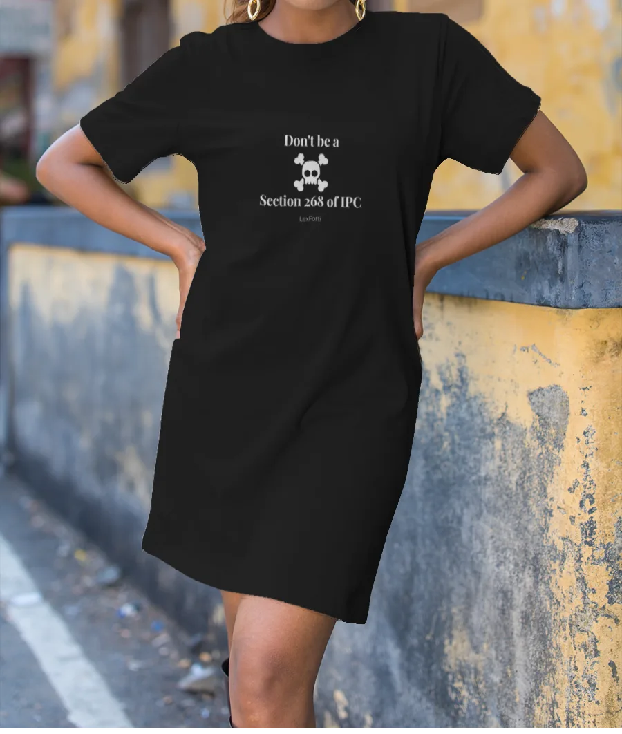 Lawyer Public Nuisance  T-Shirt Dress