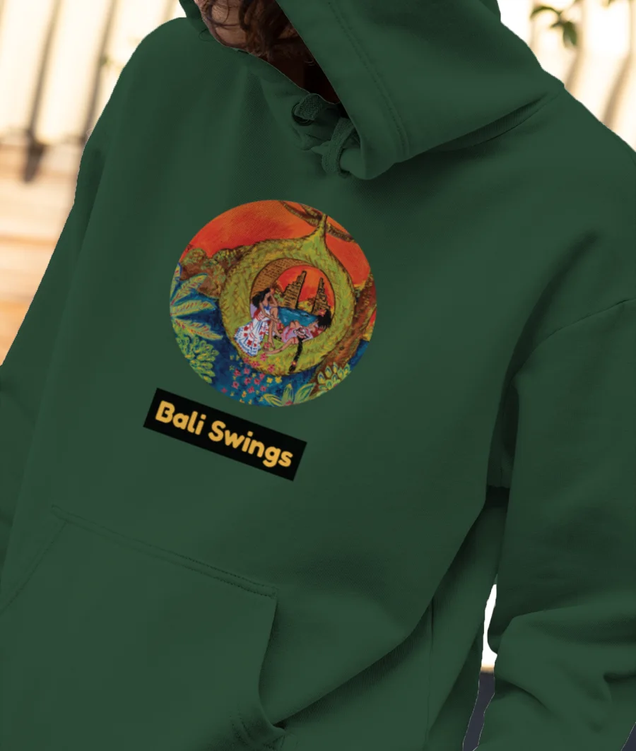 Bali Swings Front-Printed Hoodie