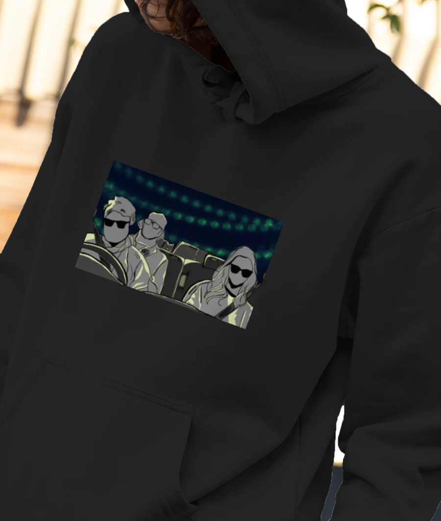 Piku  Front-Printed Hoodie