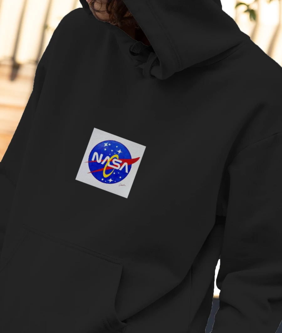 Nasa logo  Front-Printed Hoodie