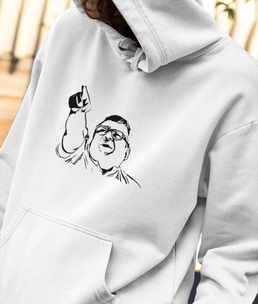 Baburao ! Front-Printed Hoodie