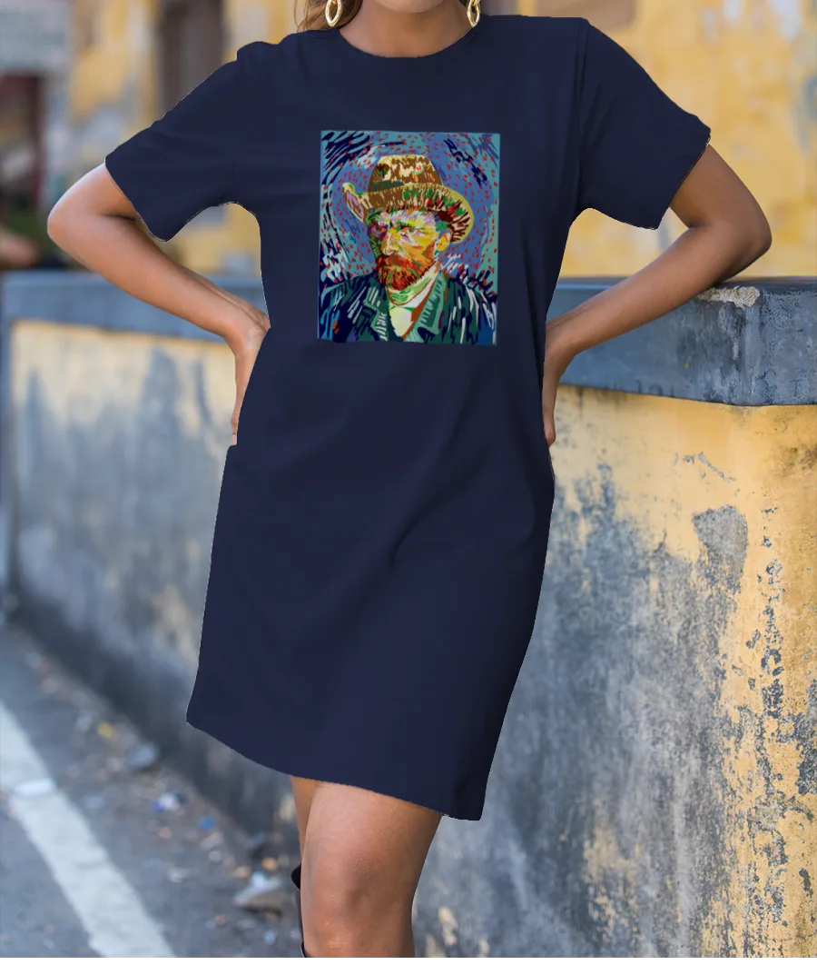 Van Gogh T-Shirt Dress