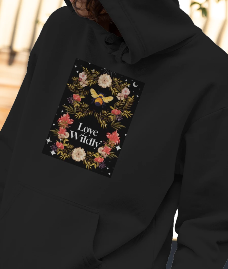 Love Wildly Front-Printed Hoodie