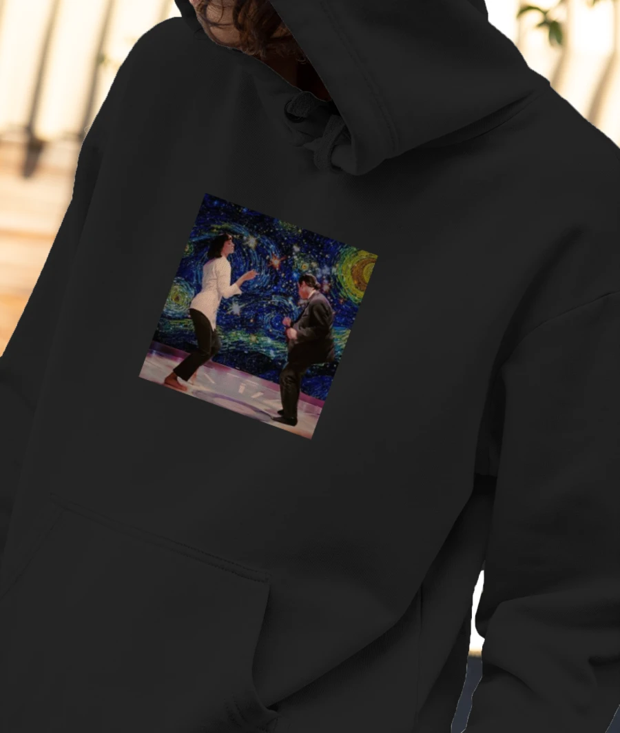 Pulp Fiction Front-Printed Hoodie