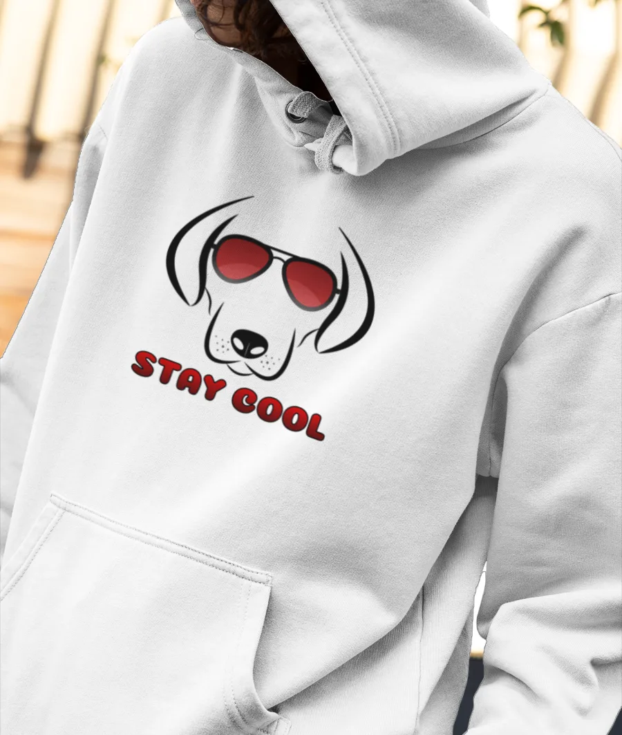 puppy design Front-Printed Hoodie