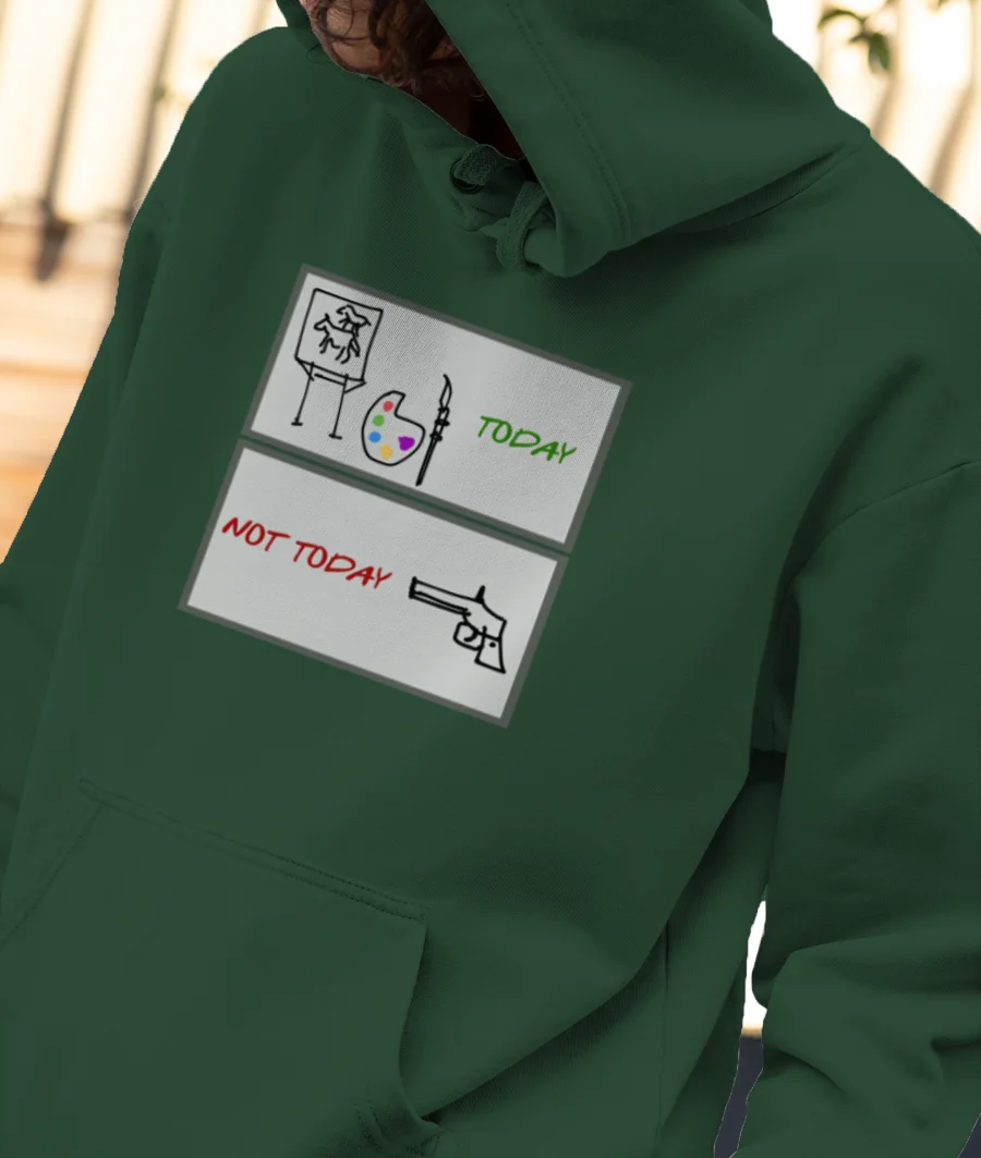 Majnu Bhai Front-Printed Hoodie