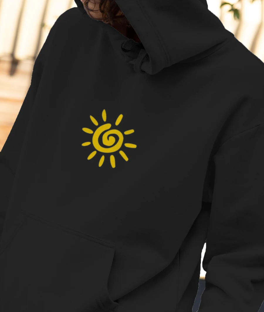 sunshine Front-Printed Hoodie