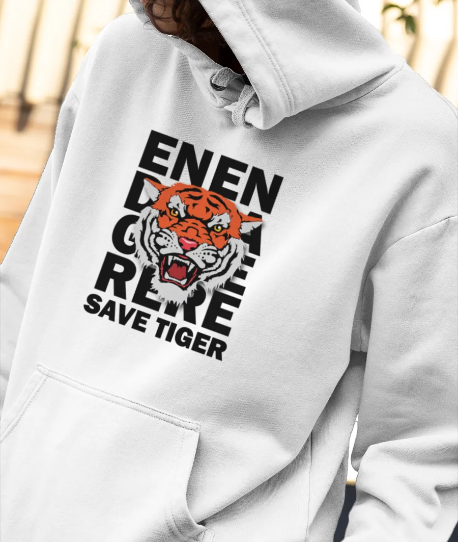 Tiger Graphic tee  Front-Printed Hoodie