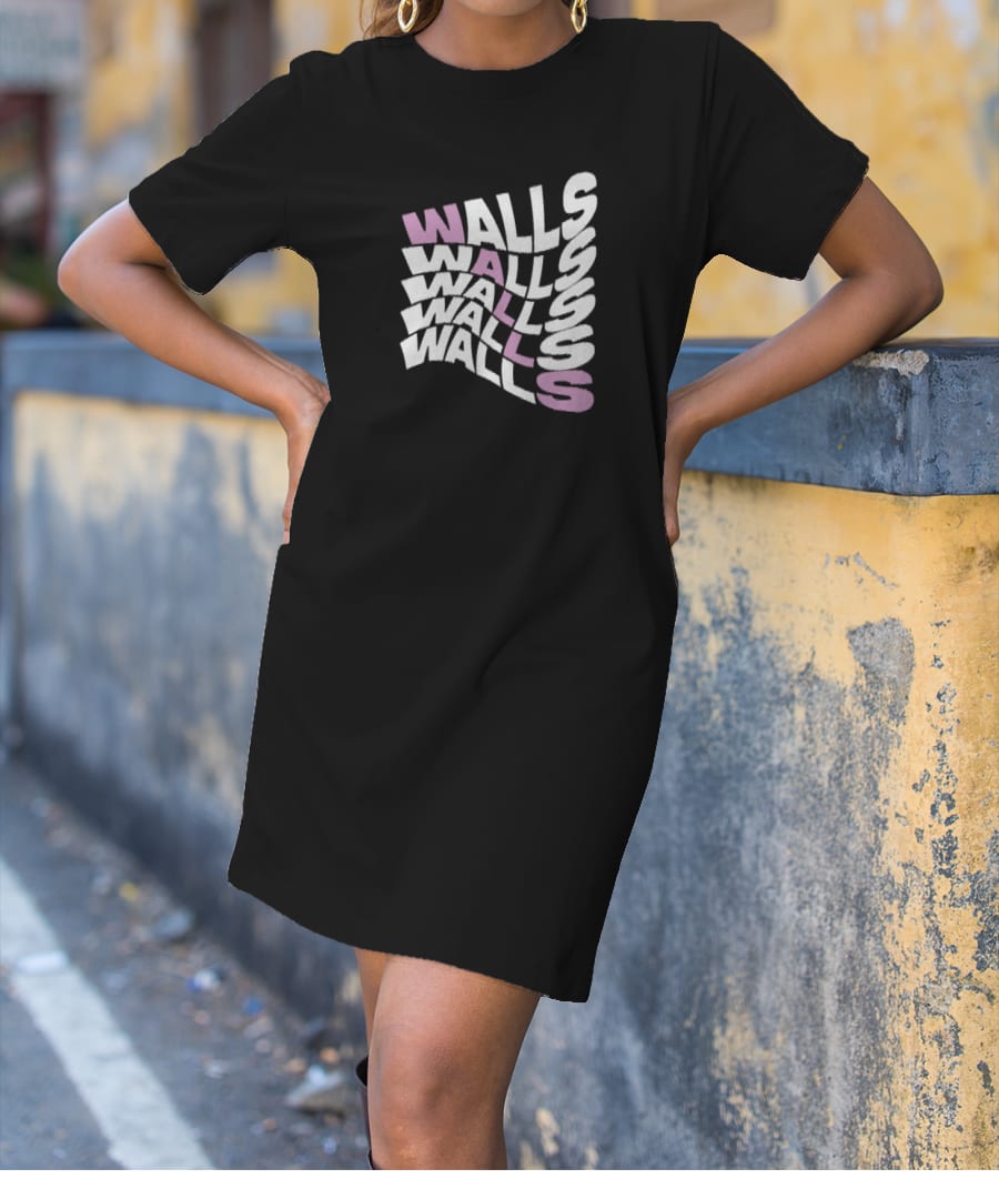 Walls Pink - Louis Tomlinson T-Shirt Dress