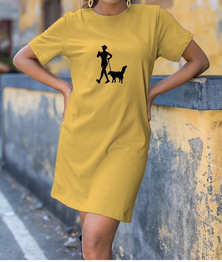Dog lover T-Shirt Dress