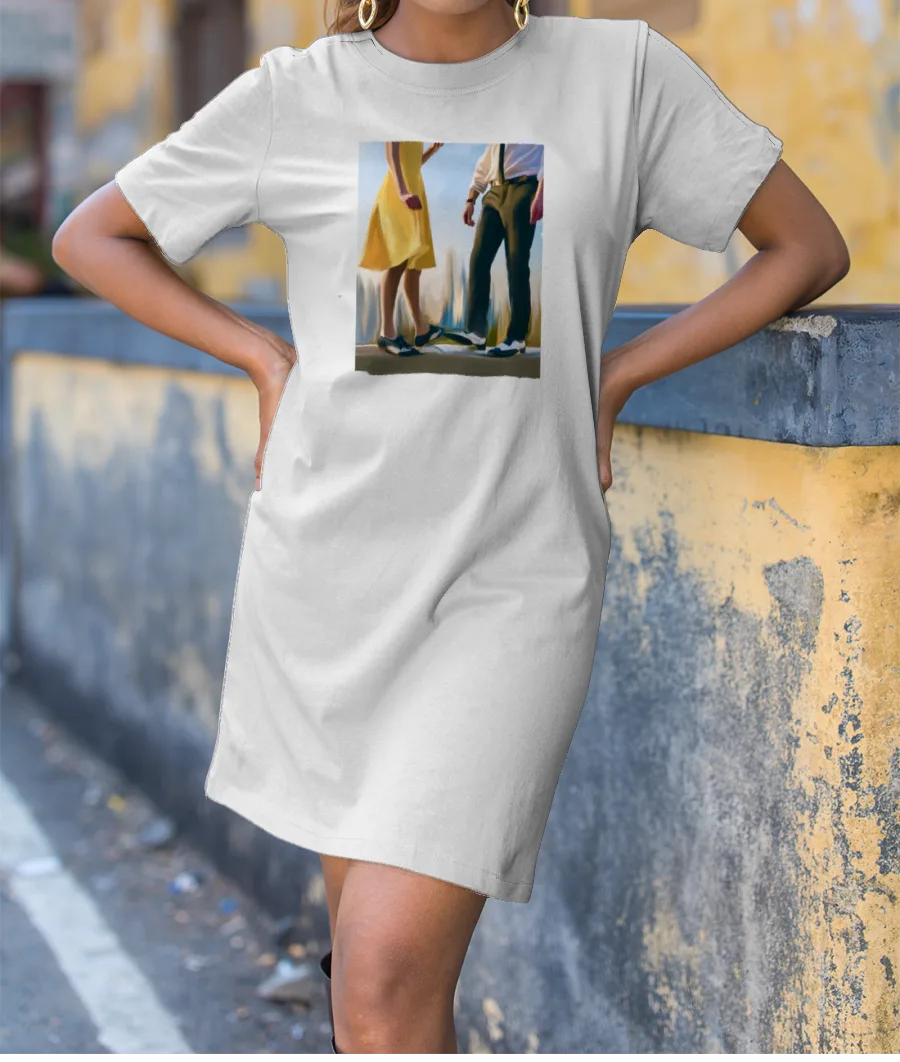 La La land - emma stone, ryan gosling, movie art T-Shirt Dress