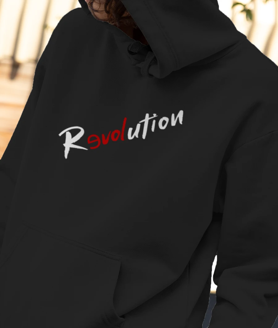 Revolution Front-Printed Hoodie