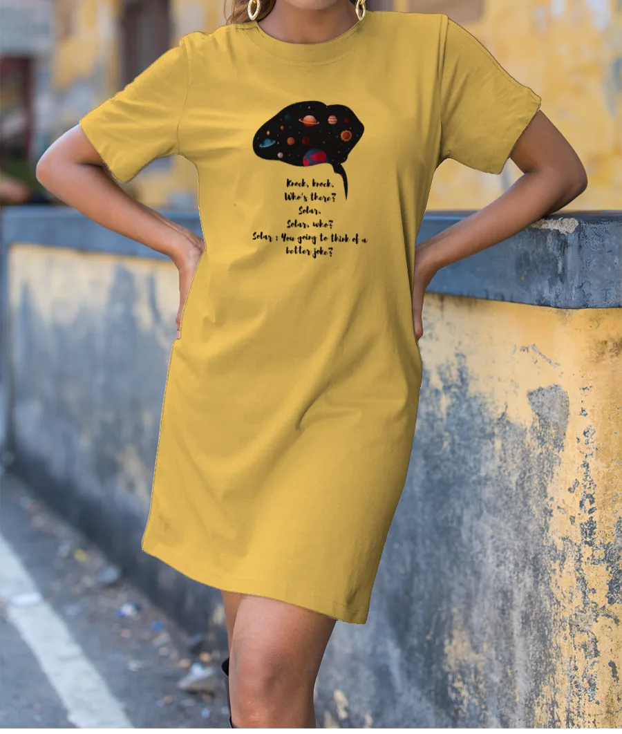 1-SOLAR PUN T-Shirt Dress