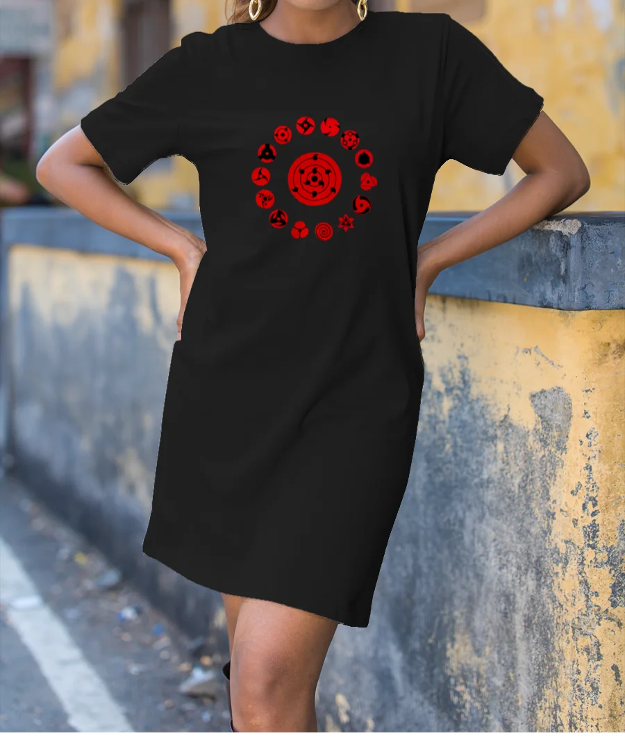 Naruto- Sharingan T-Shirt Dress